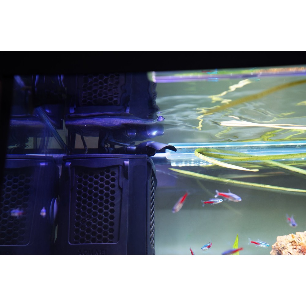 Aquael Zestaw Akwariowy Neo Set 125 Czarny 125L (81x36x51cm) z Filtrem + Grzałką + LED - zdjęcie 12/17